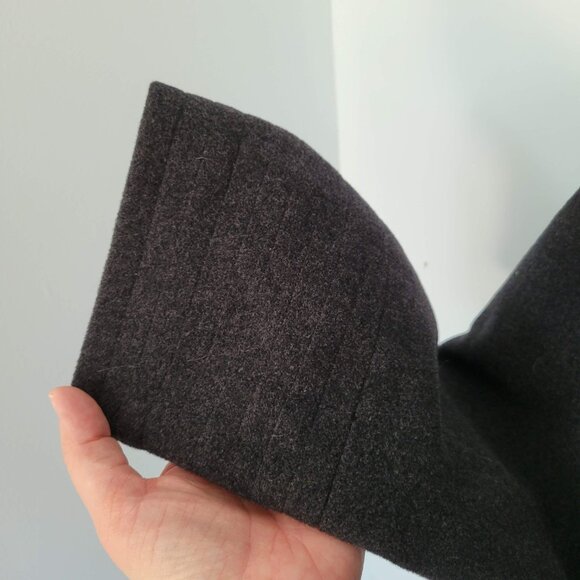 London Fog Women's Black Pea Coat 60% Wool Blend - Picture 7 of 9